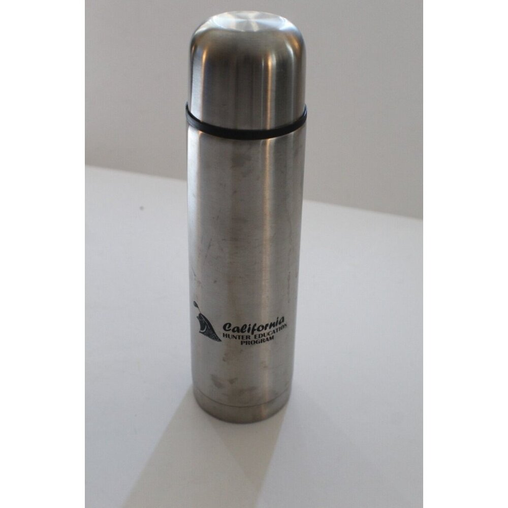 California Hunter Education Program Logo Metal Vacuum Flask With Carrying Case
